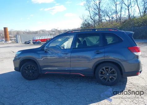 2021 Subaru Forester Sport from USA, damaged, VIN JF2SKARC6MH486747